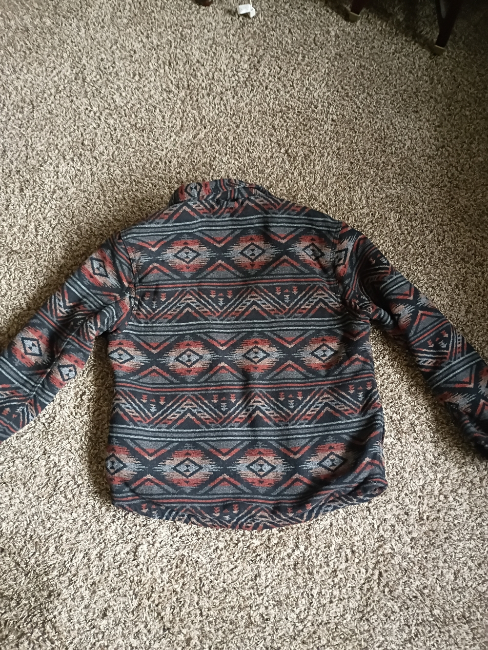 Aztec Pattern, Wool Blend Jacket - Picture 2 of 4